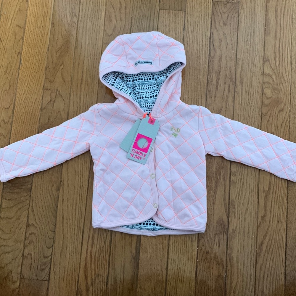 NWT size 2-4 months (62) Tumble and Dry reversible sweater